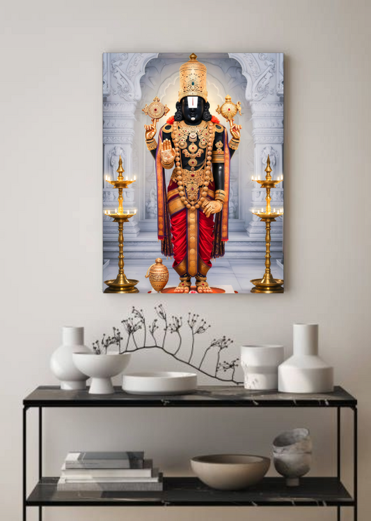 Tirupati Balaji 3D Metal Photo Frame