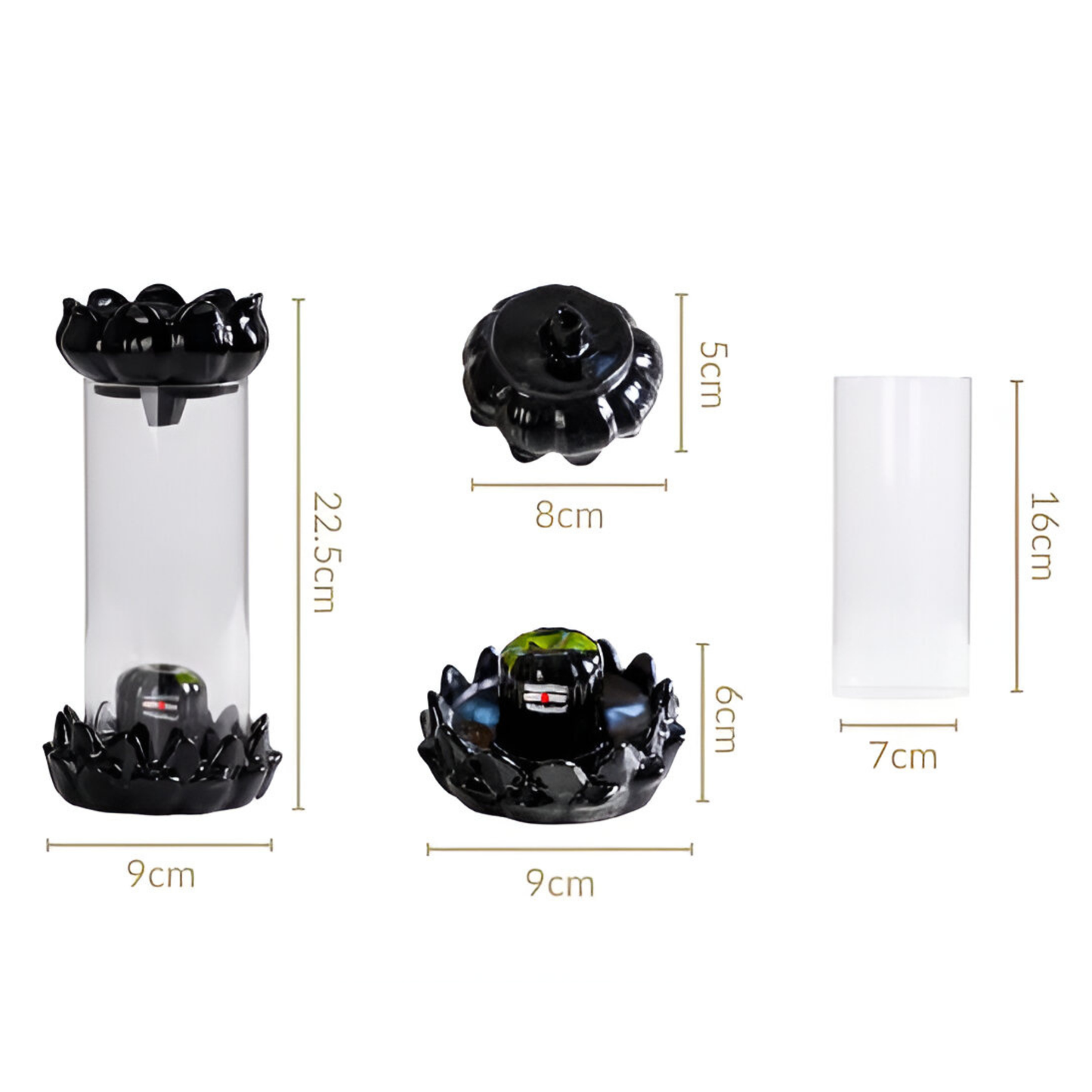 Shivling Smoke Fountain Backflow (20 Dhoop Cones Free)