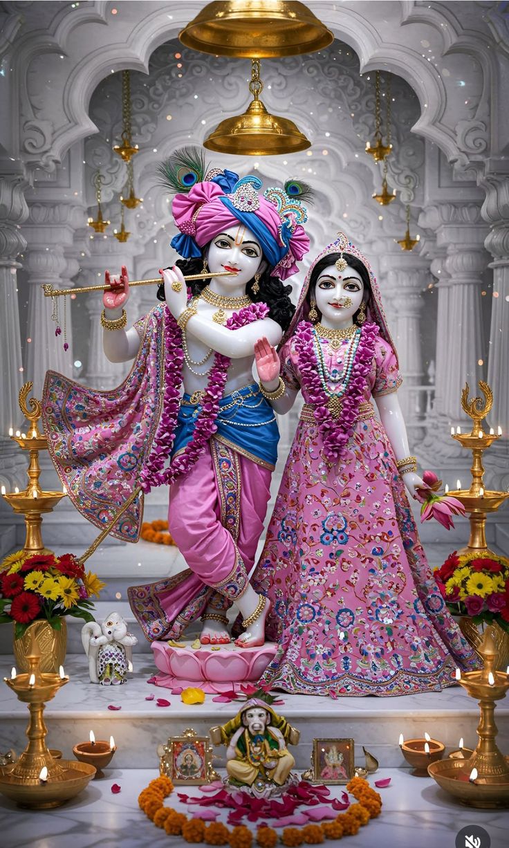 3D Acrylic Radha Krishna Photo Frame ..