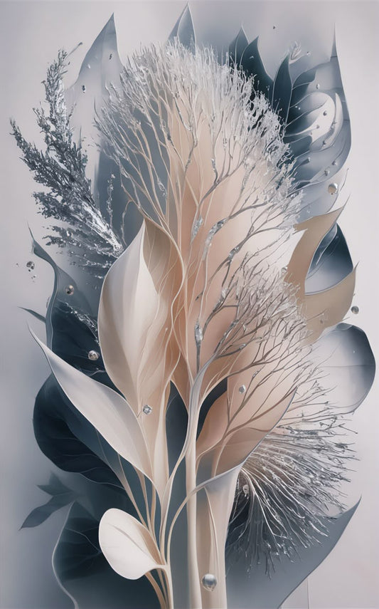 Modern Abstract Geometric 3D Metal Photo Frame