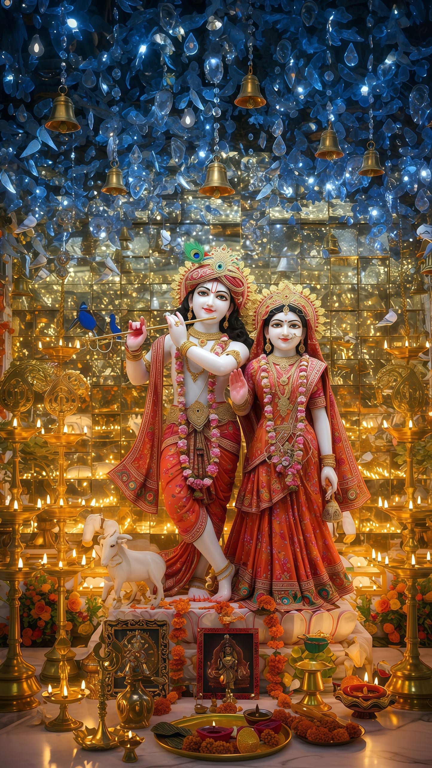 3d metal photo frame shiv ji