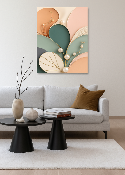 Modern Abstract Geometric 3D Acrylic Photo Frame