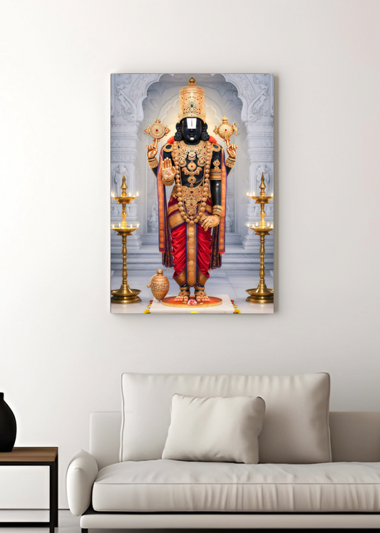 Tirupati Balaji 3D Metal Photo Frame.