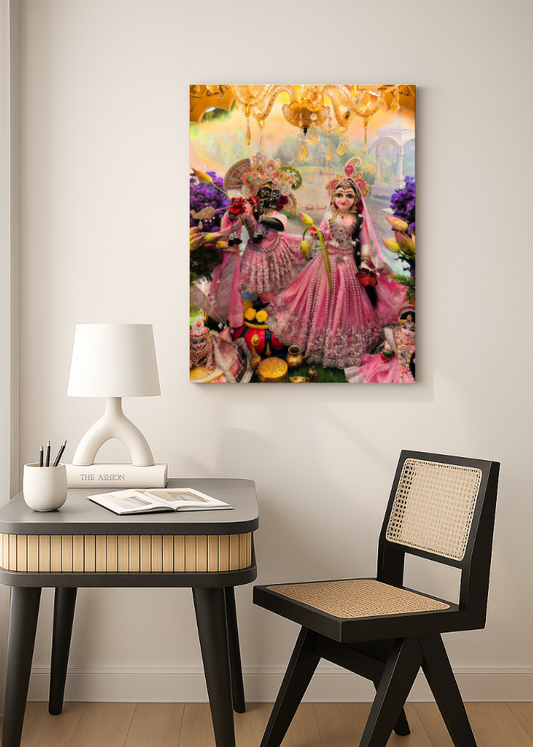 3D Metal Radha Krishna Photo Frame ......