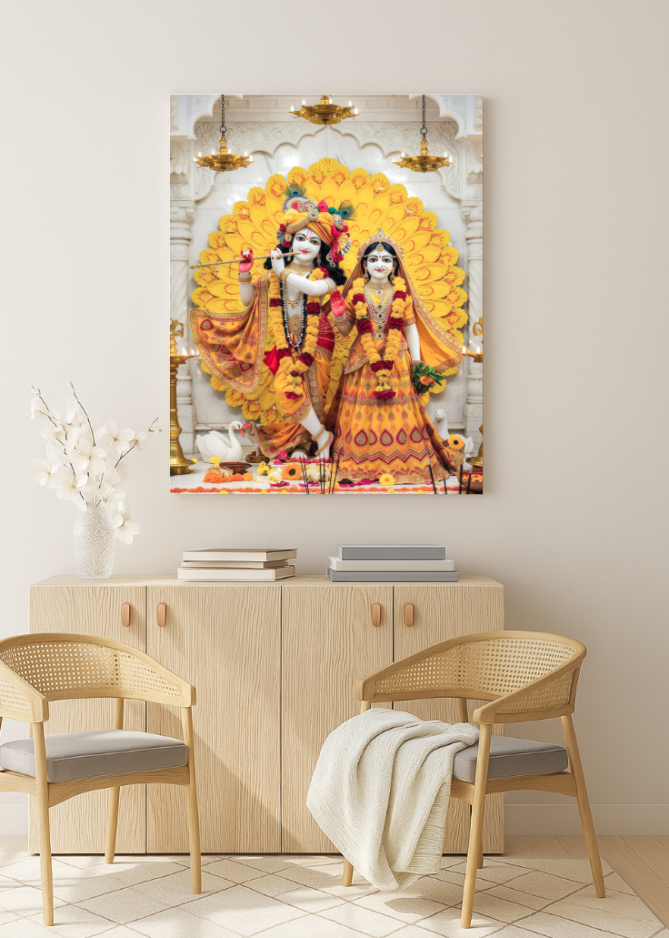 3d metal photo frame shiv ji