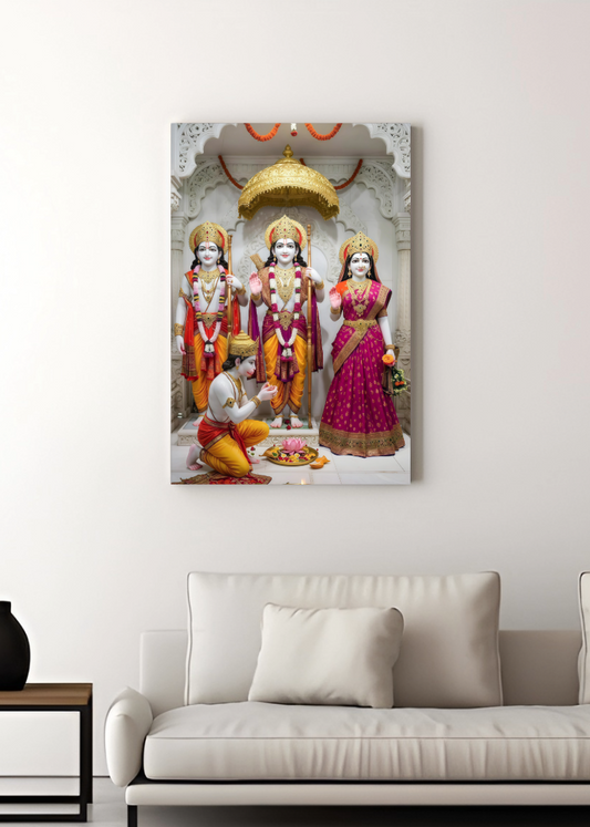Shri Ram Darbar 3D Photo Frame ..