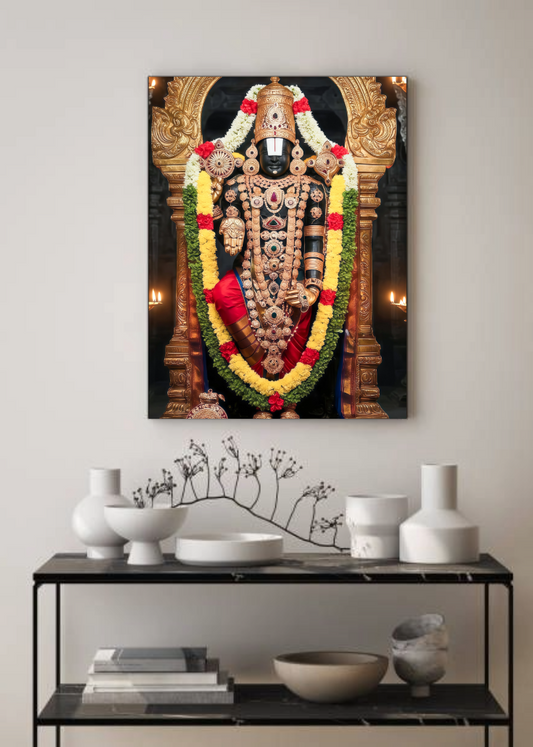 Tirupati Balaji 3D Metal Photo Frame