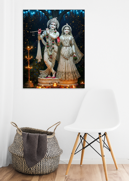3d metal photo frame shiv ji
