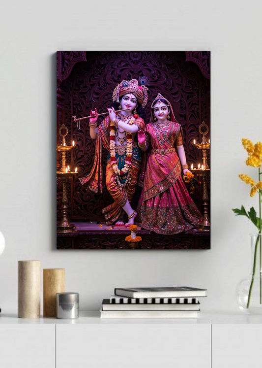 3D Acrylic Radha Krishna Photo Frame
