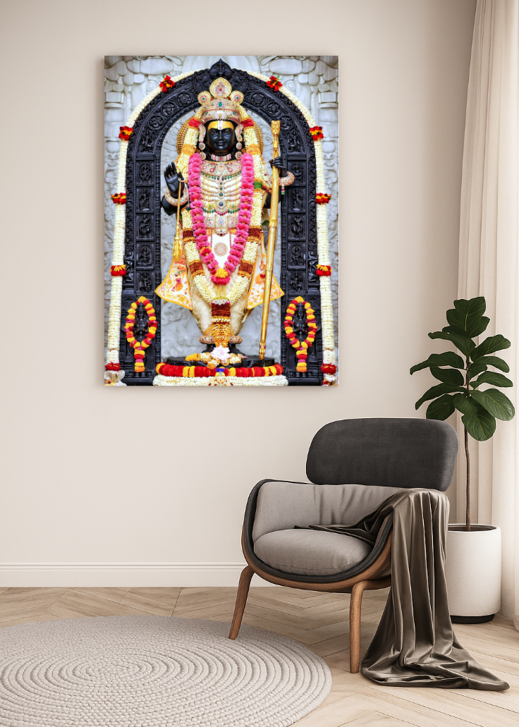 Shri Ram Ayodhya Dham Metal 3D Photo Frame