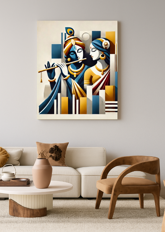 Radha Krishna 3D Acrylic Photo Frame